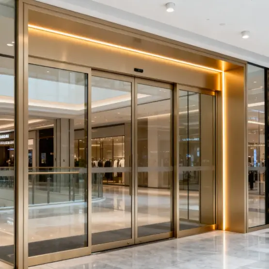 Alumíniumötvözet elektromos ajtók