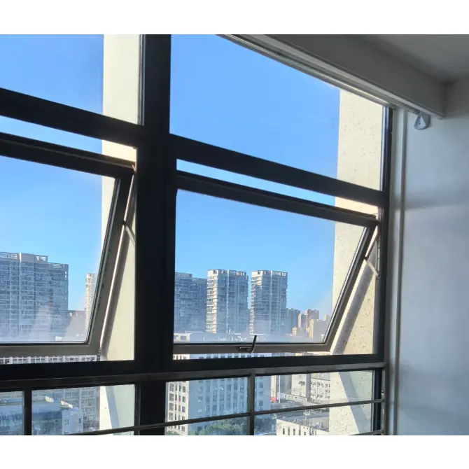 Alumíniumötvözet kifelé nyíló ablakok