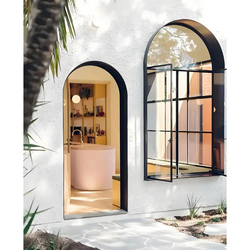 Alumíniumötvözet alakú ablakok