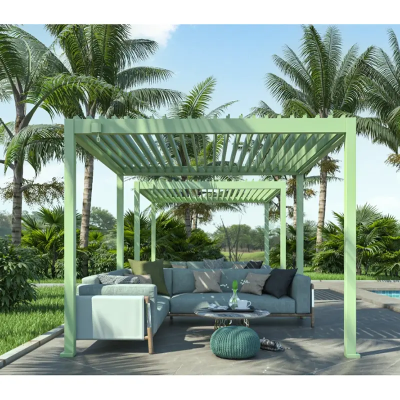 Kézi behúzható pavilon