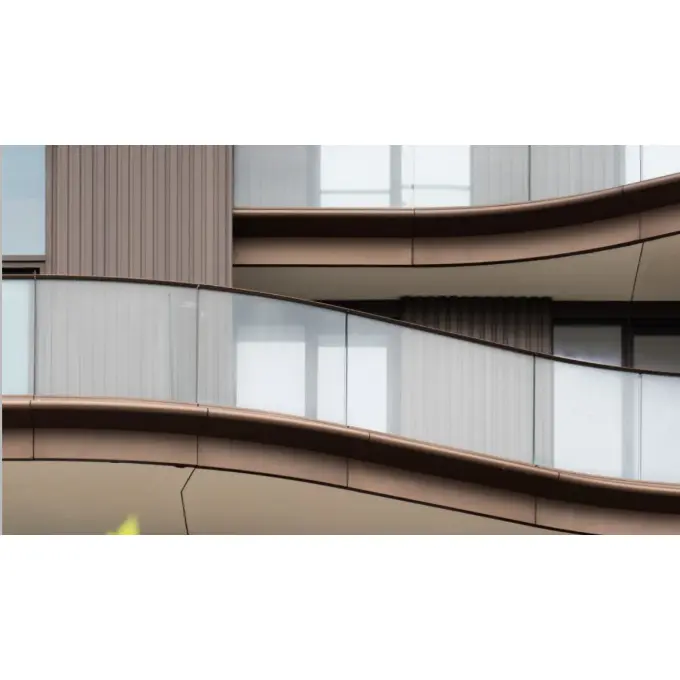 Formázott üveg korlátokhoz